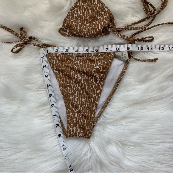 Burberry Animal Print Triangle Bikini - Picture 9 of 11